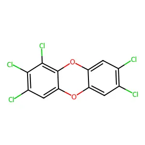 1,2,3,7,8-PeCDD-13C12 structure