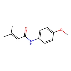 2-Butenamide, N-(4-methoxyphenyl)-3-methyl- structure