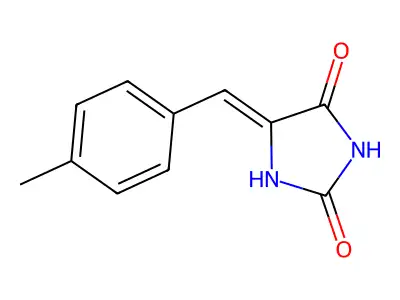 5-[(4-Methylphenyl)methylidene]imidazolidine-2,4-dione structure
