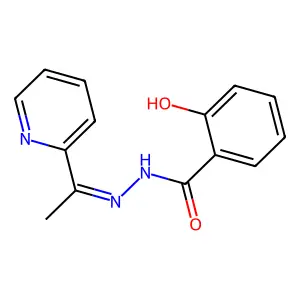 2-Hydroxy-n'-(1-(pyridin-2-yl)ethylidene)benzohydrazide structure