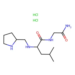 脯氨酰-ψ(甲氨基)亮氨酰-甘氨酰胺 structure