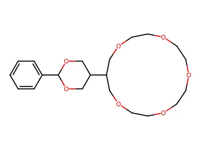 1,4,7,10,13-Pentaoxacyclohexadecane, 15-(2-phenyl-1,3-dioxan-5-yl)- structure