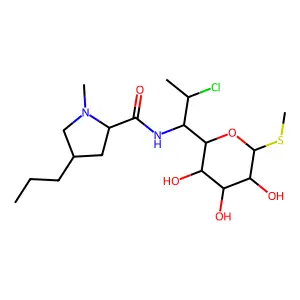克林霉素 structure