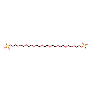 Nonaethylene glycol dimethanesulfonate structure