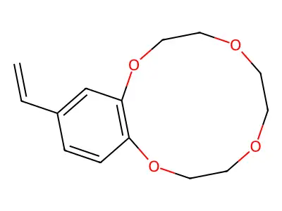 1,4,7,10-Benzotetraoxacyclododecin, 12-ethenyl-2,3,5,6,8,9-hexahydro- structure