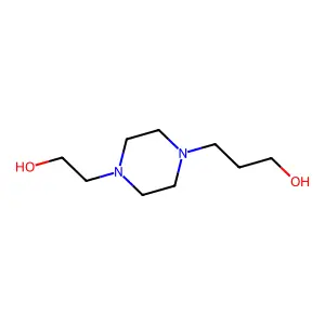 3-[4-(2-Hydroxyethyl)piperazin-1-yl]propan-1-ol structure