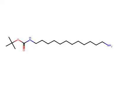 Tert-butyl N-(12-aminododecyl)carbamate structure