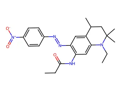 N-(1-Ethyl6(4-nitrophenylazo)1234tetrahydro-224trimethyl-7-quinolyl)rpopionamide structure