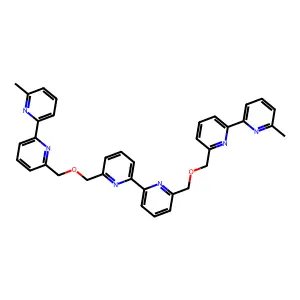 2,2'-Bipyridine, 6,6'-bis[[(6'-methyl[2,2'-bipyridin]-6-yl)methoxy]methyl]- structure