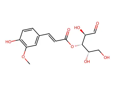 5-O-Feruloylarabinose structure