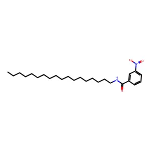 N-Octadecyl m-nitrobenzamide structure