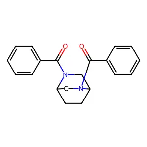(5-Benzoyl-2,5-diazabicyclo[2.2.2]octan-2-yl)-phenylmethanone structure
