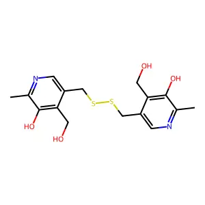 吡硫醇 structure