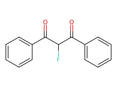1,3-Propanedione, 2-fluoro-1,3-diphenyl- structure