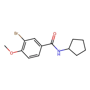 3-溴-N-戊基-4-甲氧基苯甲酰胺 structure