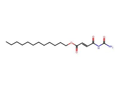 Dodecyl N-carbamoylmaleamate structure
