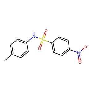 Benzenesulfonamide, N-(4-methylphenyl)-4-nitro- structure