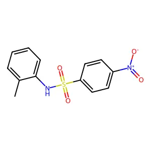 N-(2-methylphenyl)-4-nitrobenzenesulfonamide structure