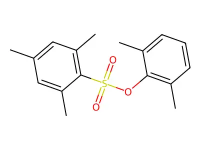 (2,6-Dimethylphenyl) 2,4,6-trimethylbenzenesulfonate structure