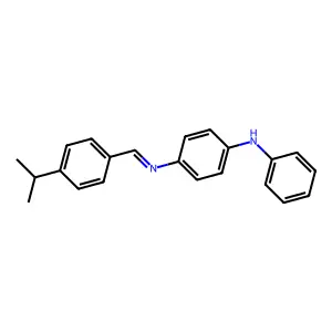 N-(4-Isopropylbenzylidene)-N'-phenyl-1,4-phenylenediamine structure