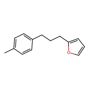 2-[3-(4-Methylphenyl)propyl]furan structure