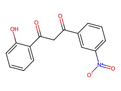 1,3-Propanedione, 1-(2-hydroxyphenyl)-3-(3-nitrophenyl)- structure