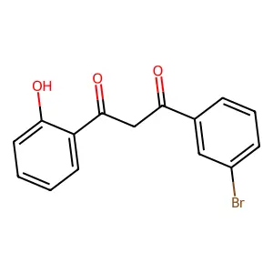 1,3-Propanedione, 1-(3-bromophenyl)-3-(2-hydroxyphenyl)- structure