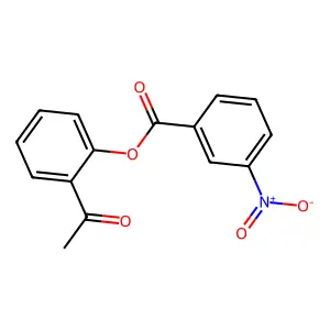 2-Acetylphenyl 3-nitrobenzoate structure