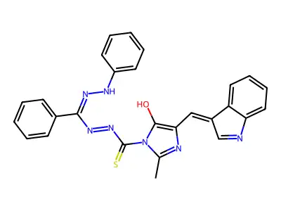 CAS 109901-85-1 - C27H21N7OS structure