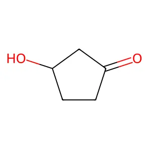 Cyclopentanone, 3-hydroxy-, (R)- structure