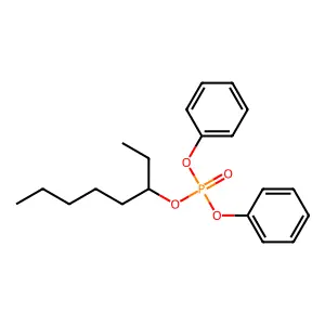 Octan-3-yl diphenyl phosphate structure