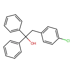 2-(4-Chlorophenyl)-1,1-diphenylethanol structure