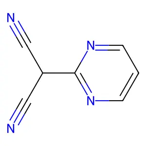 2-(pyriMidin-2-yl)Malononitrile structure