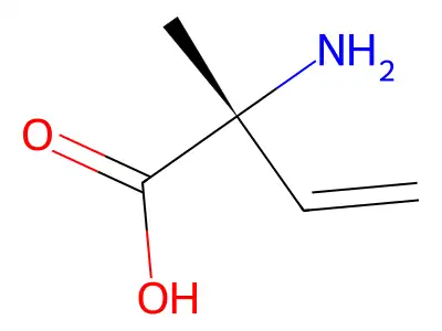 2-Amino-2-methylbut-3-enoic acid structure