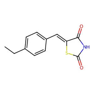 5-(4-Ethylbenzylidene)-1,3-thiazolidine-2,4-dione structure