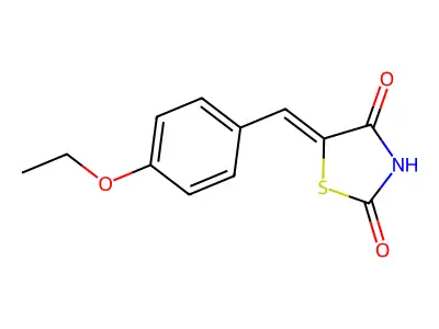 2,4-Thiazolidinedione, 5-[(4-ethoxyphenyl)methylene]- structure