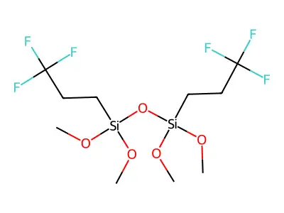 1,1,3,3-四甲氧基-1,3-双(3,3,3-三氟丙基)二硅氧烷 structure