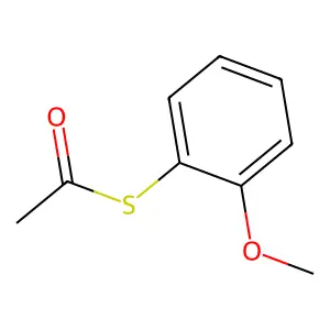S-2-Methoxyphenylthioacetate structure