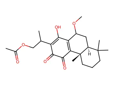 16-Acetoxy-7alpha-methoxyroyleanone structure