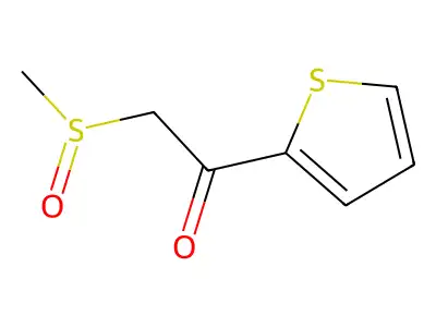 2-(Methanesulfinyl)-1-(thiophen-2-yl)ethan-1-one structure