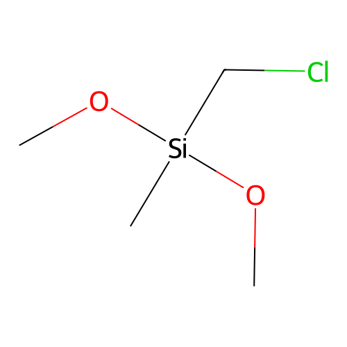 (Chloromethyl)dimethoxymethylsilane structure