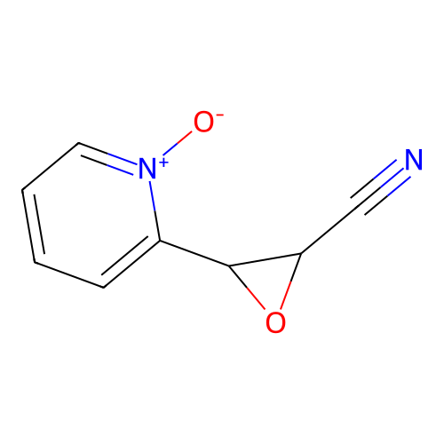 3-(1-Oxidopyridin-1-ium-2-yl)oxirane-2-carbonitrile structure