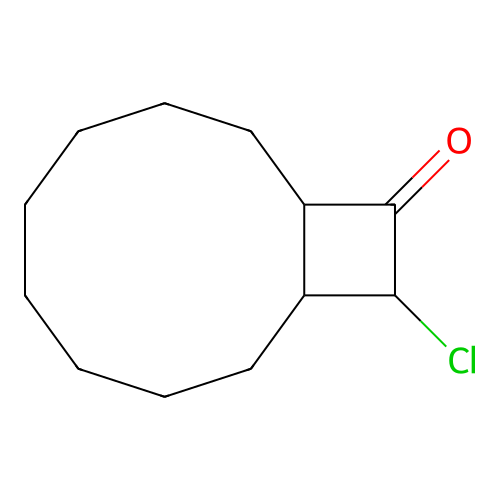 Bicyclo[8.2.0]dodecan-11-one, 12-chloro- structure