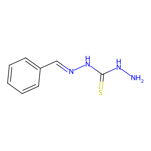 Carbonothioic dihydrazide, (phenylmethylene)- structure