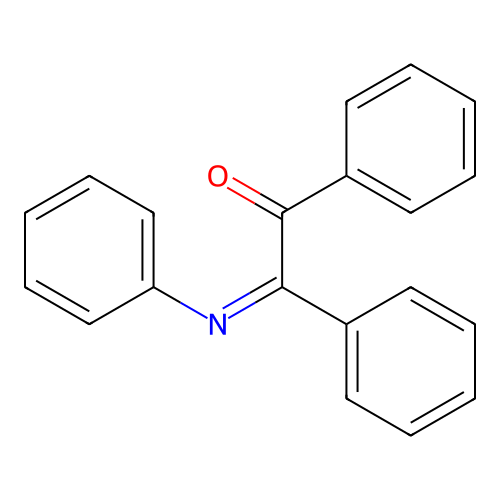 Ethanone, diphenyl(phenylimino)- structure