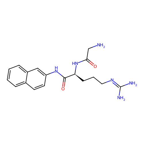 H-Gly-Arg-bNA structure