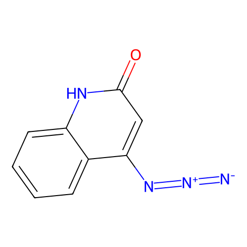 4-Azido-2-quinolone structure