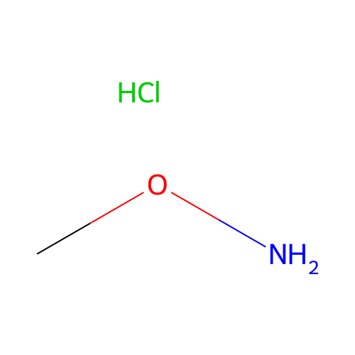 O-Methylhydroxylamine hydrochloride structure