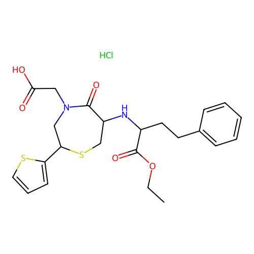 temocapril hydrochloride structure