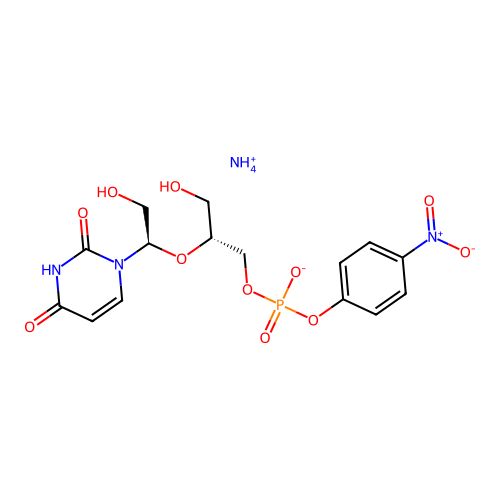2',3'-Secouridine 4-nitrophenyl 3'-phosphate structure